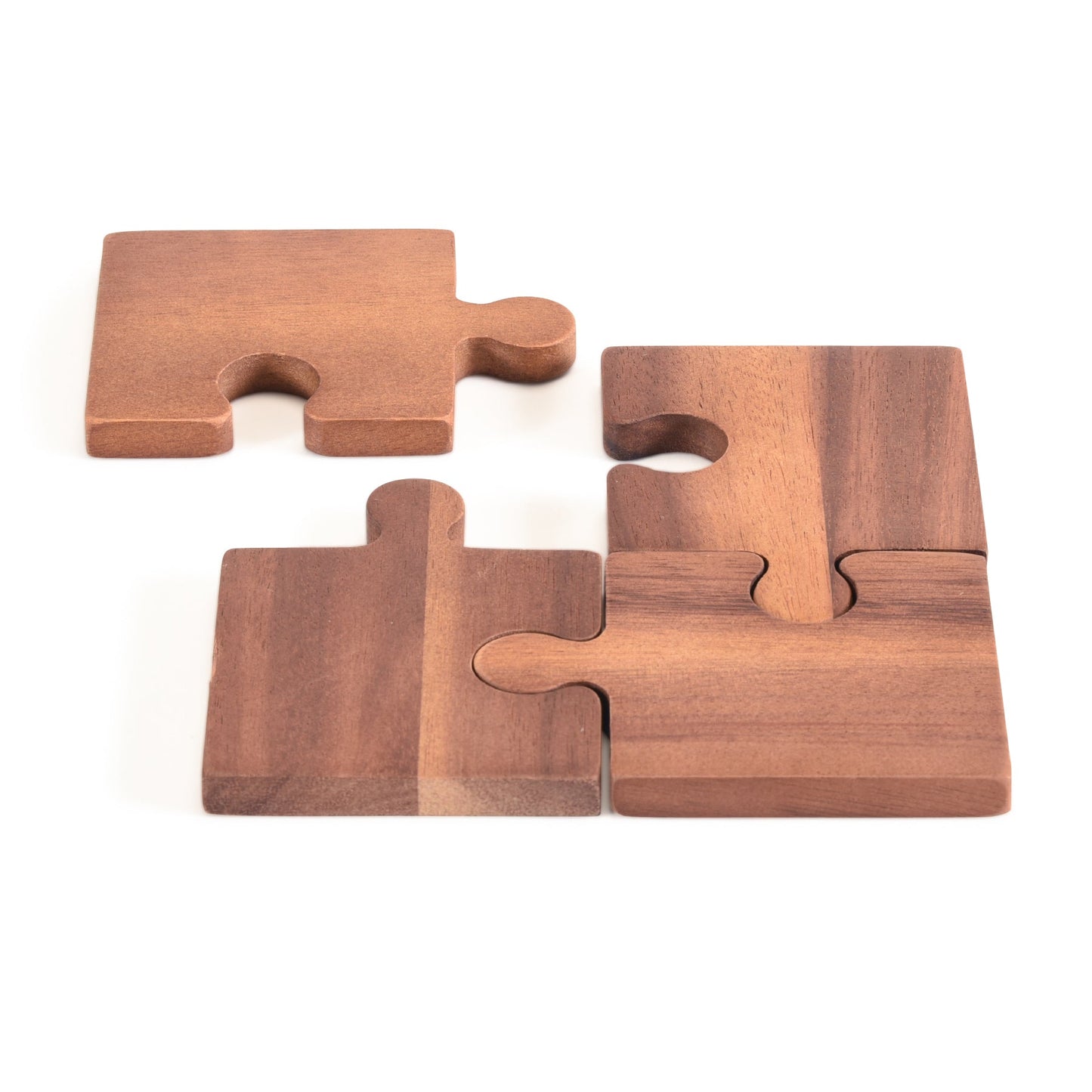 Puzzle Piece Coasters - Set of 4