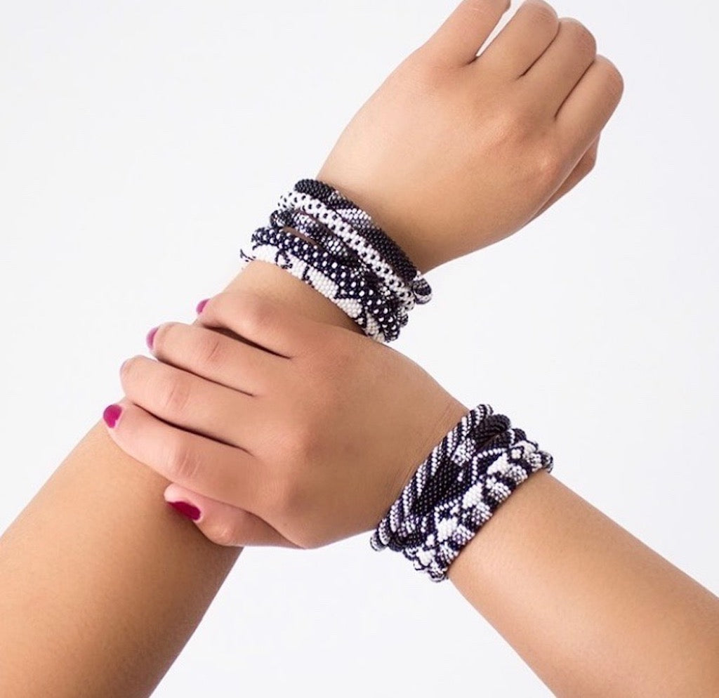 Gunmetal Gray Roll-On Bracelets