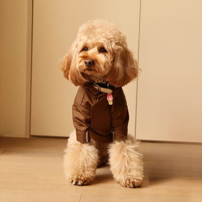 Tribeca Adjustable Velcro Raincoat - Choco