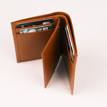 Glendo Apple AirTag Slot Leather Handcrafted Wallet - Unisex