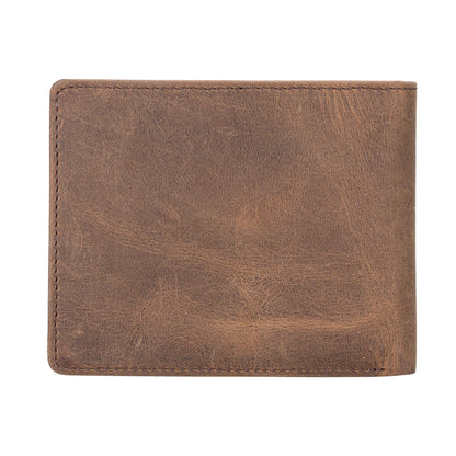 Lusk Slim Bifold Design Handcrafted Men's Genuine Leather Wallet